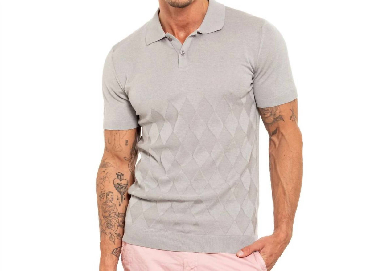 Eight X - Argle Knit Polo