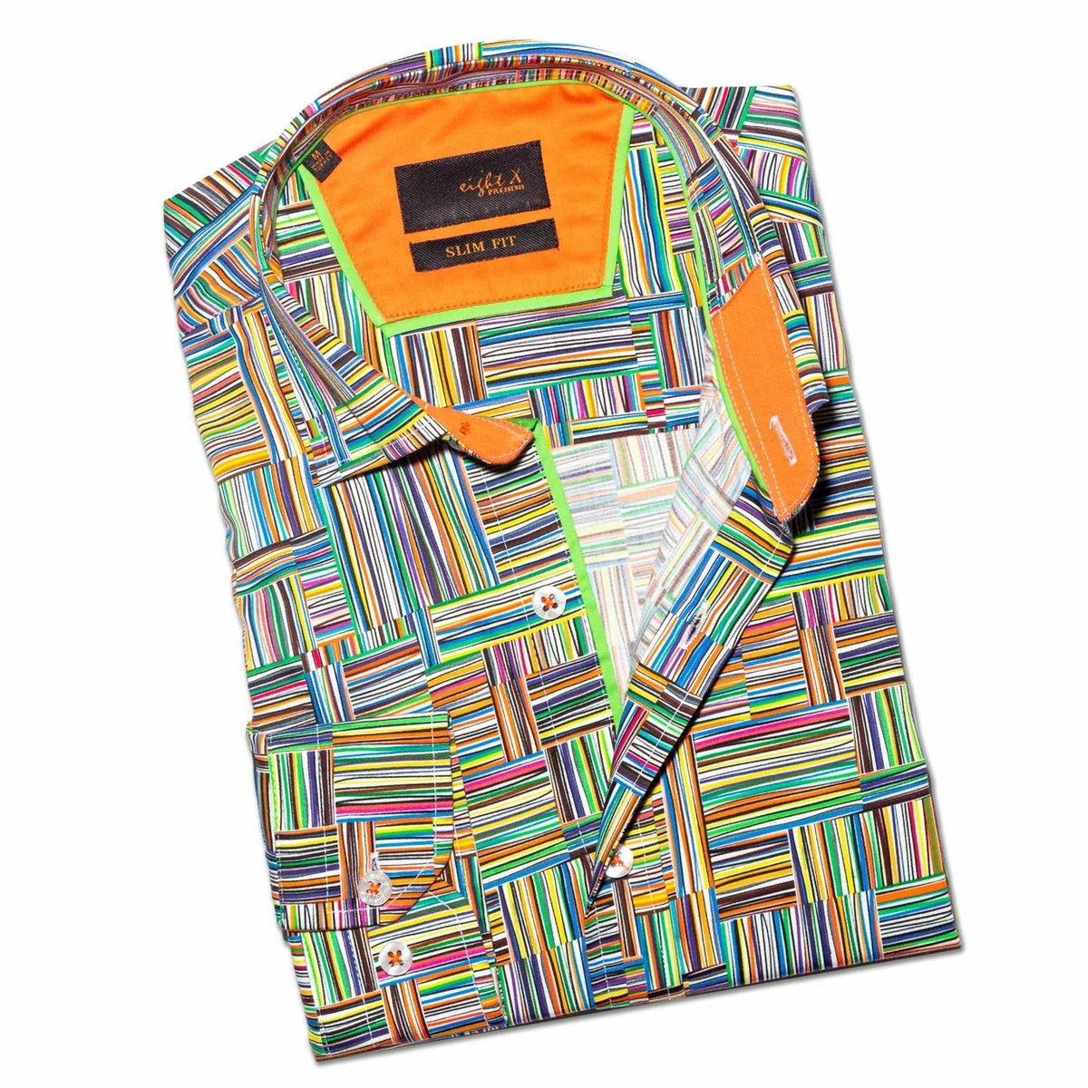 Eight X - Colored Pencil Button Down Shirt