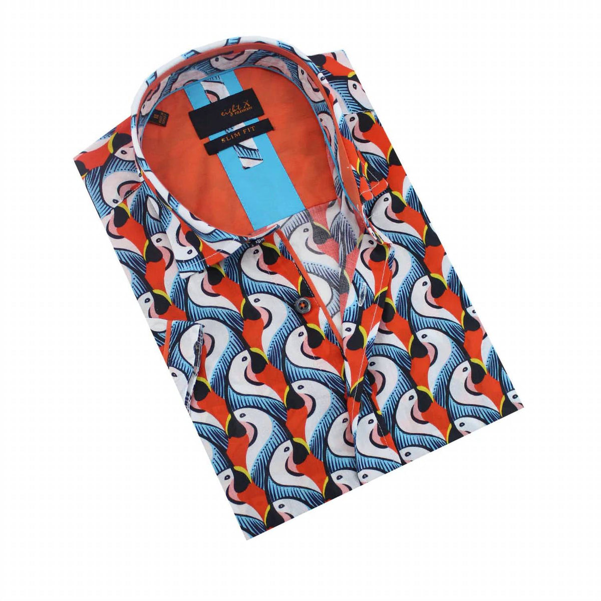 Eight X - Colorful Parrot Popart Shirt