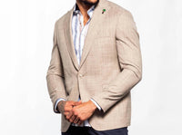 Eight X - Cross Hatch Striped Button Down Shirt