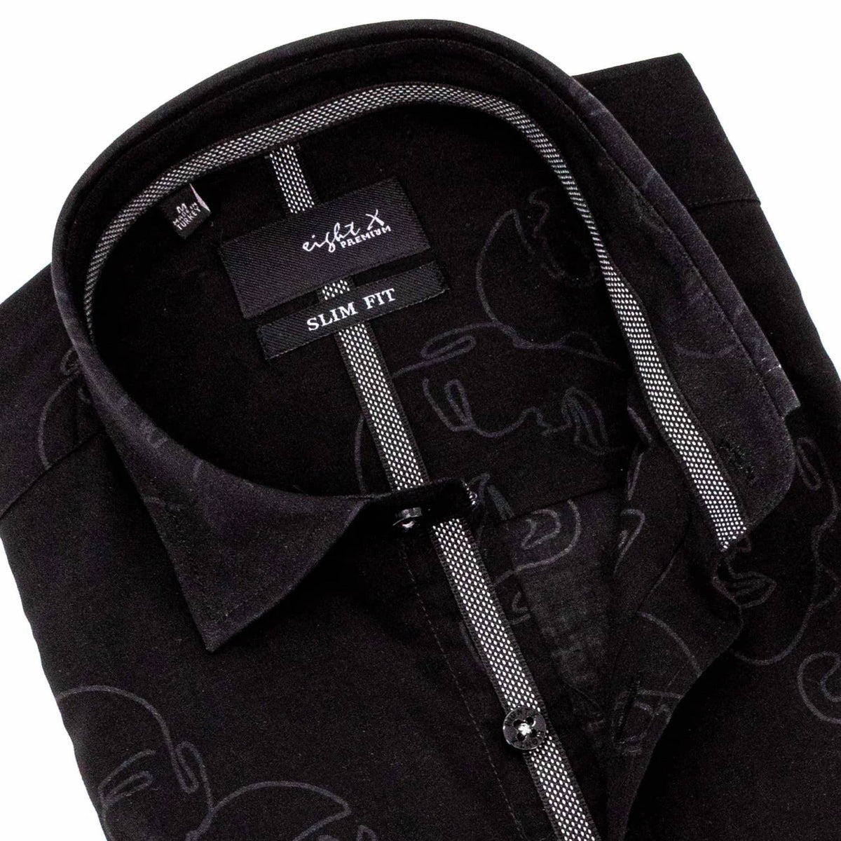 Eight X - Faces Button Down Shirt