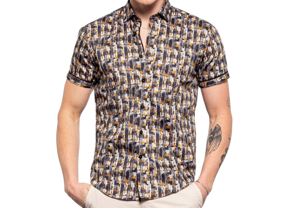 Eight X - Golden Glitch Short Sleeve Shirt