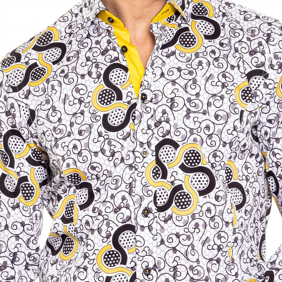 Eight X - Honeycomb Hive Button Down Shirt