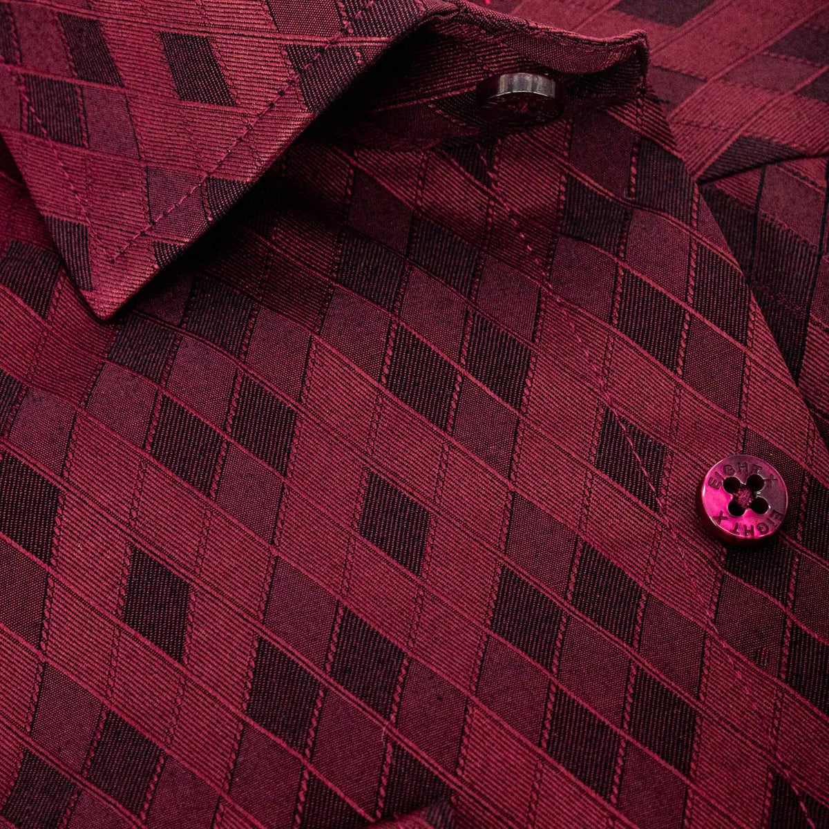 Eight X - Men's Argyle Jacquard Button Down Shirt