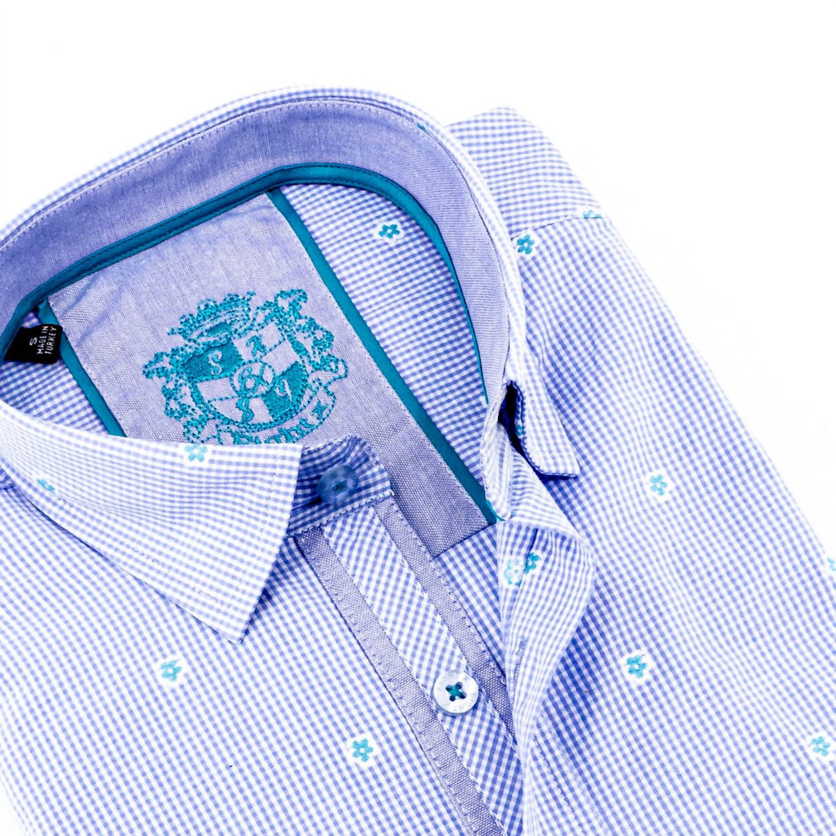 Eight X - Men's Fill Coupe With Solid Trim Shirt
