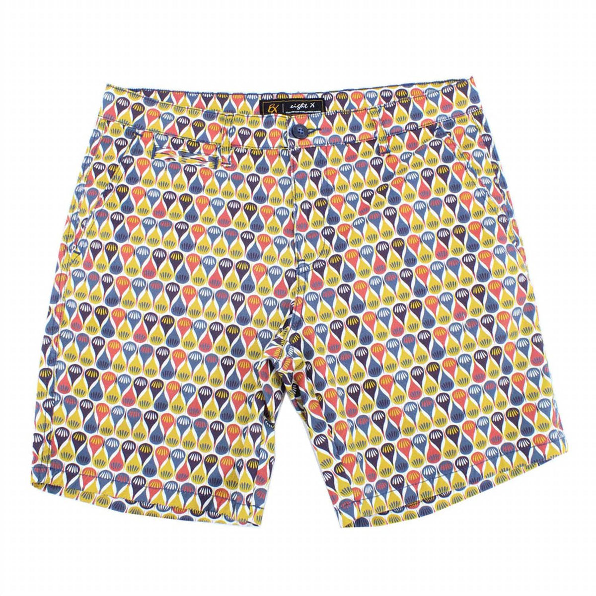 Eight X - Men's Retro Print Colorful Shorts