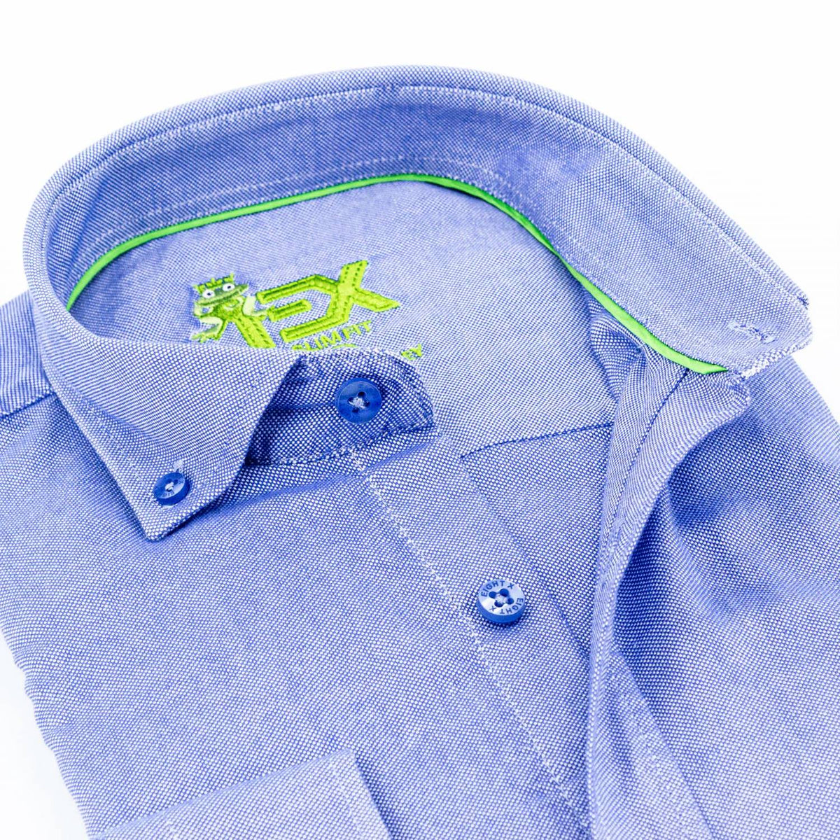 Eight X - Men's Oxford Frog Button Down Shirt