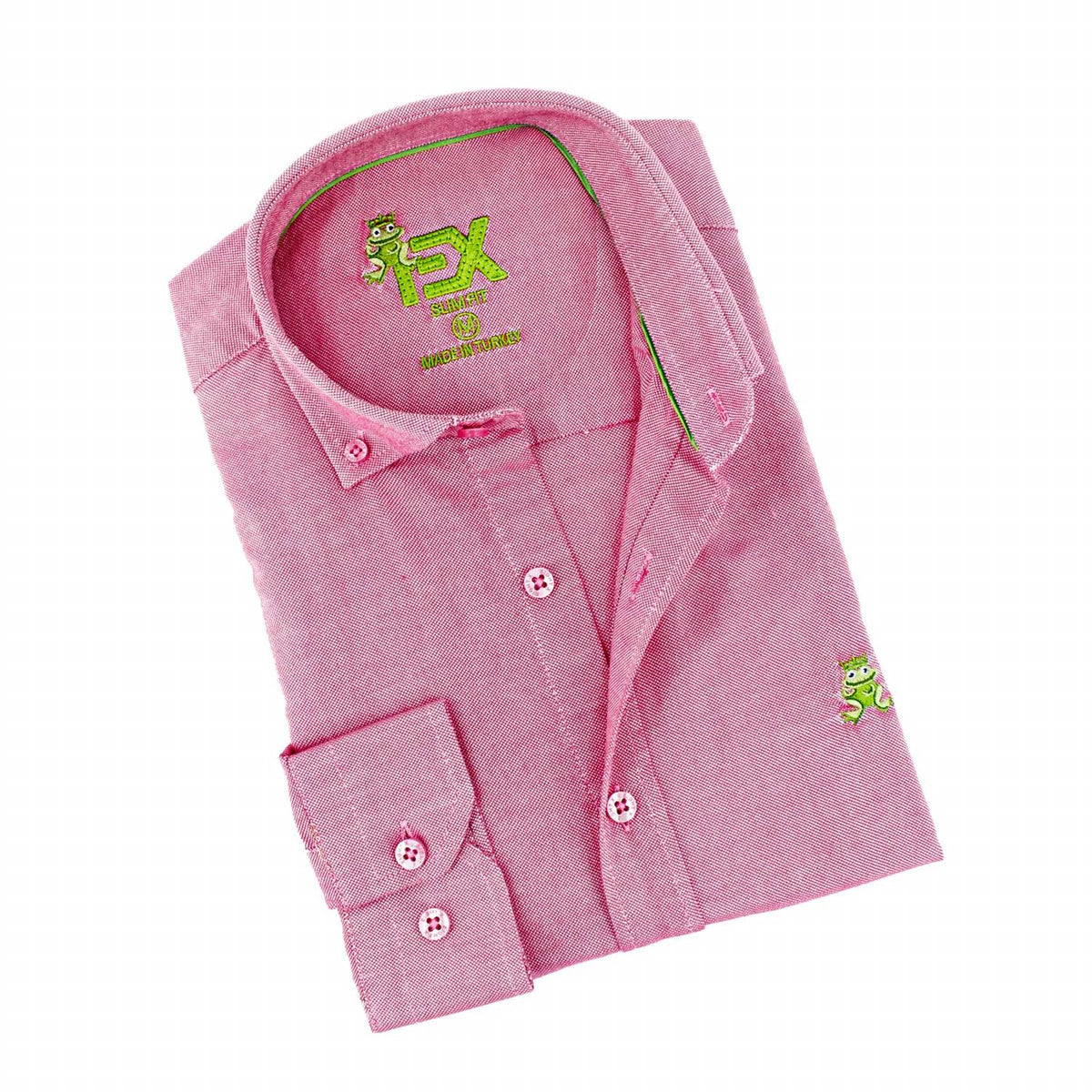 Eight X - Men's Oxford Frog Button Down Shirt