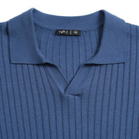 Eight X - Ribbed Knit Polo