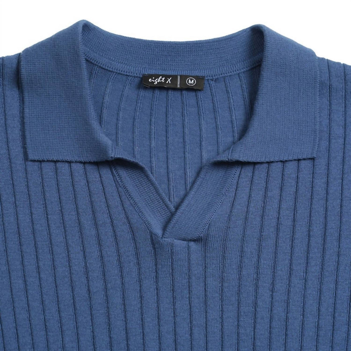 Eight X - Ribbed Knit Polo