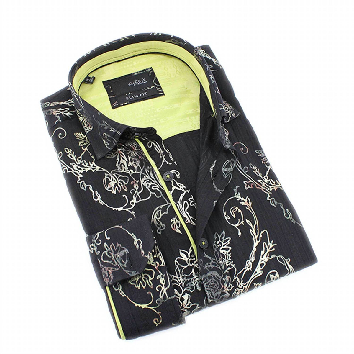 Eight X - Rose Foil Print Button Down Shirt