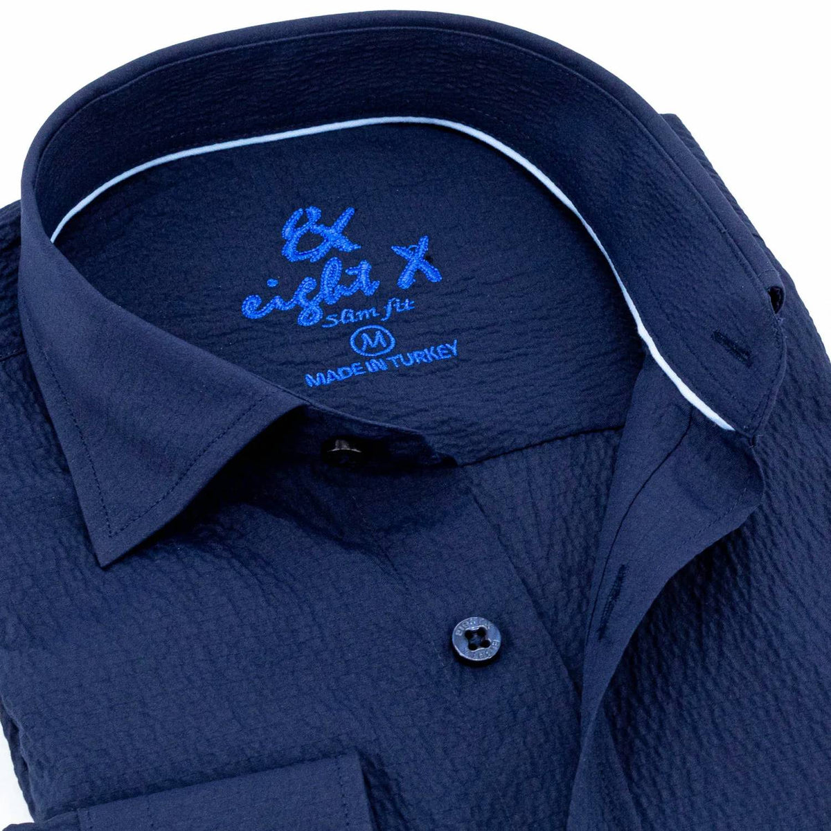 Eight X - Seersucker Solid Button Down Shirt