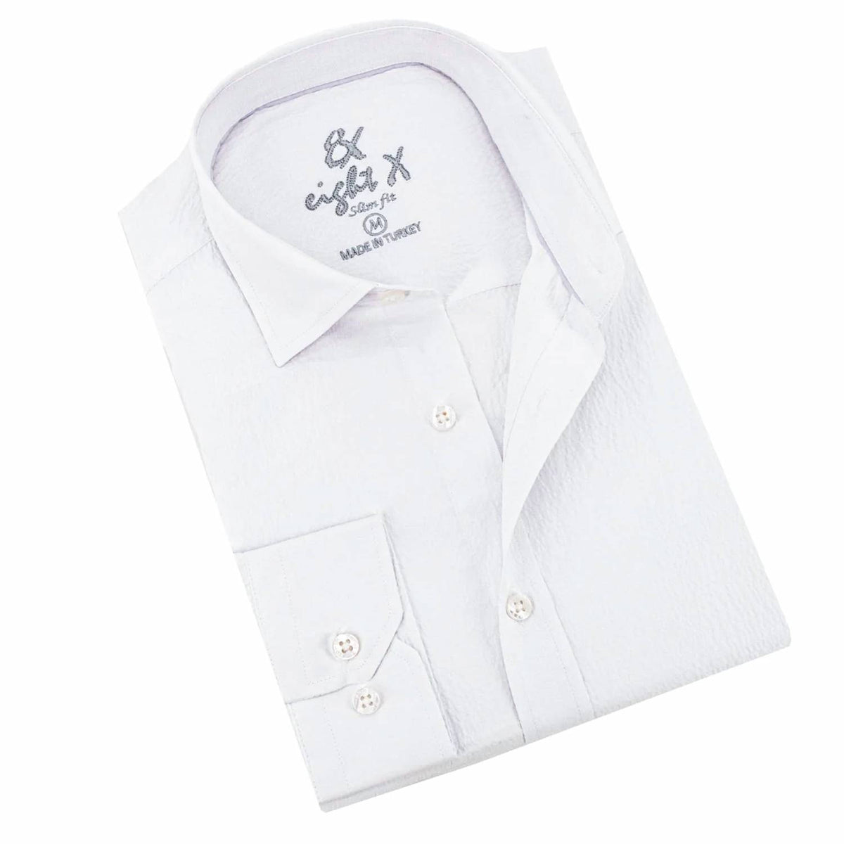 Eight X - Seersucker Solid Button Down Shirt