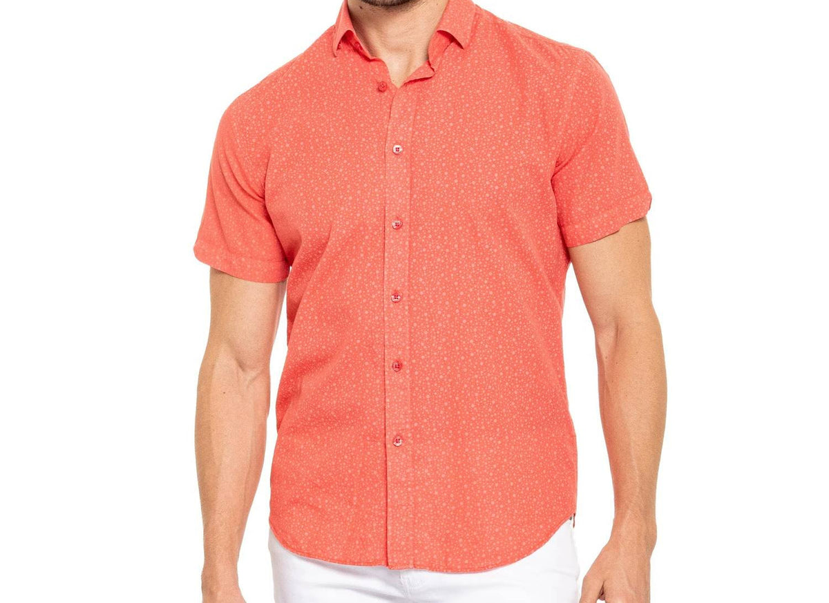Eight X - Subtle Bubbles Short Sleeve Shirt