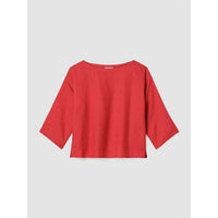 Eileen Fisher - Organic Handkerchief Linen Box - top - blouses - clothing - linen