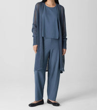 Eileen Fisher - Organic Linen Cotton Cord Long Cardigan - beige - cardigans - clothing