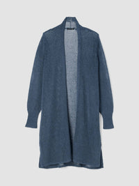 Eileen Fisher - Organic Linen Cotton Cord Long Cardigan - beige - cardigans - clothing