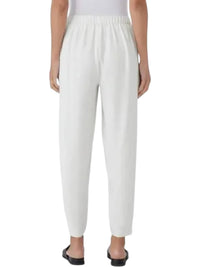 Eileen Fisher - Pleated Silk Ankle Latern Pants