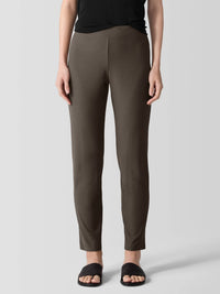 Eileen Fisher - Slim Ankle Pants - ankle - brown - clothing