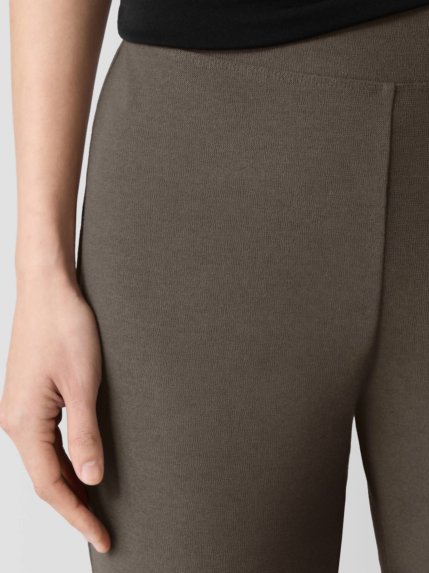 Eileen Fisher - Slim Ankle Pants - ankle - brown - clothing