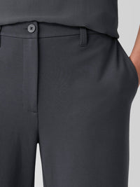 Eileen Fisher - Wide Easy Fit Trouser Pants - clothing - grey - lyocell