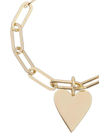 Eklexic - Women's Medium Helena & Large Elongated Link Chain Bracelet