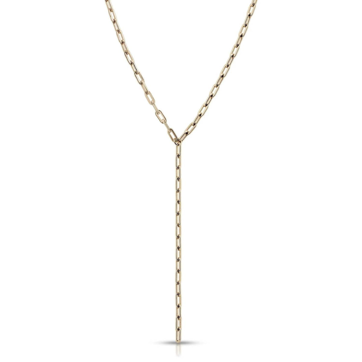 Eklexic - Women's Medium Link Lariat Necklace