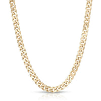 Eklexic - Women's Micro Link Curb Chain Necklace