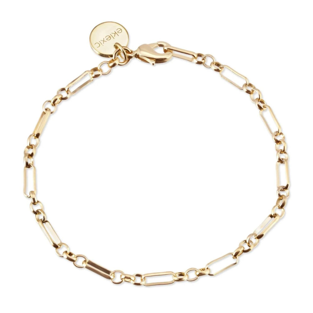 Eklexic - Women's Small Multi Link Chain Anklet