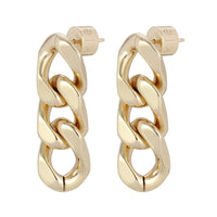 Eklexic - Women's Taraji Three Link Drop Earrings