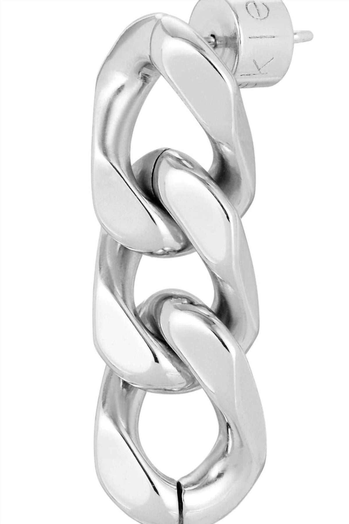 Eklexic - Women's Taraji Three Link Drop Earrings