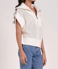 Elan - Allie Zip Up Sweater - clothing - cotton - shirts