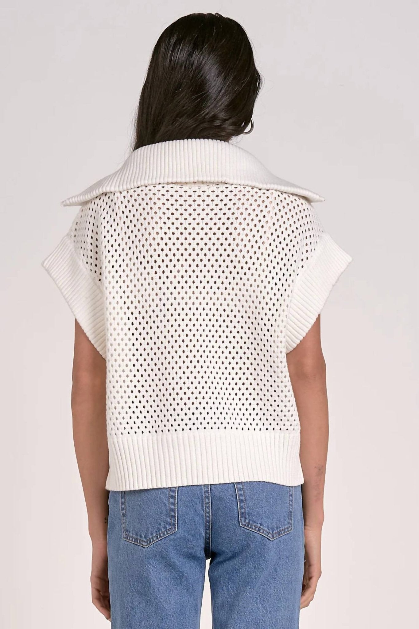 Elan - Allie Zip Up Sweater - clothing - cotton - shirts