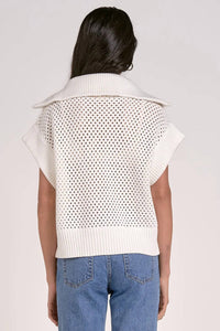 Elan - Allie Zip Up Sweater - clothing - cotton - shirts