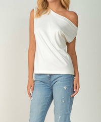 Elan - Bronco Off The Shoulder Sleeveless Top - blouses - clothing - modal