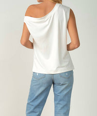 Elan - Bronco Off The Shoulder Sleeveless Top - blouses - clothing - modal