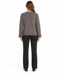 Elan - Crew Neck Sweater Jacket