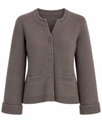 Elan - Crew Neck Sweater Jacket