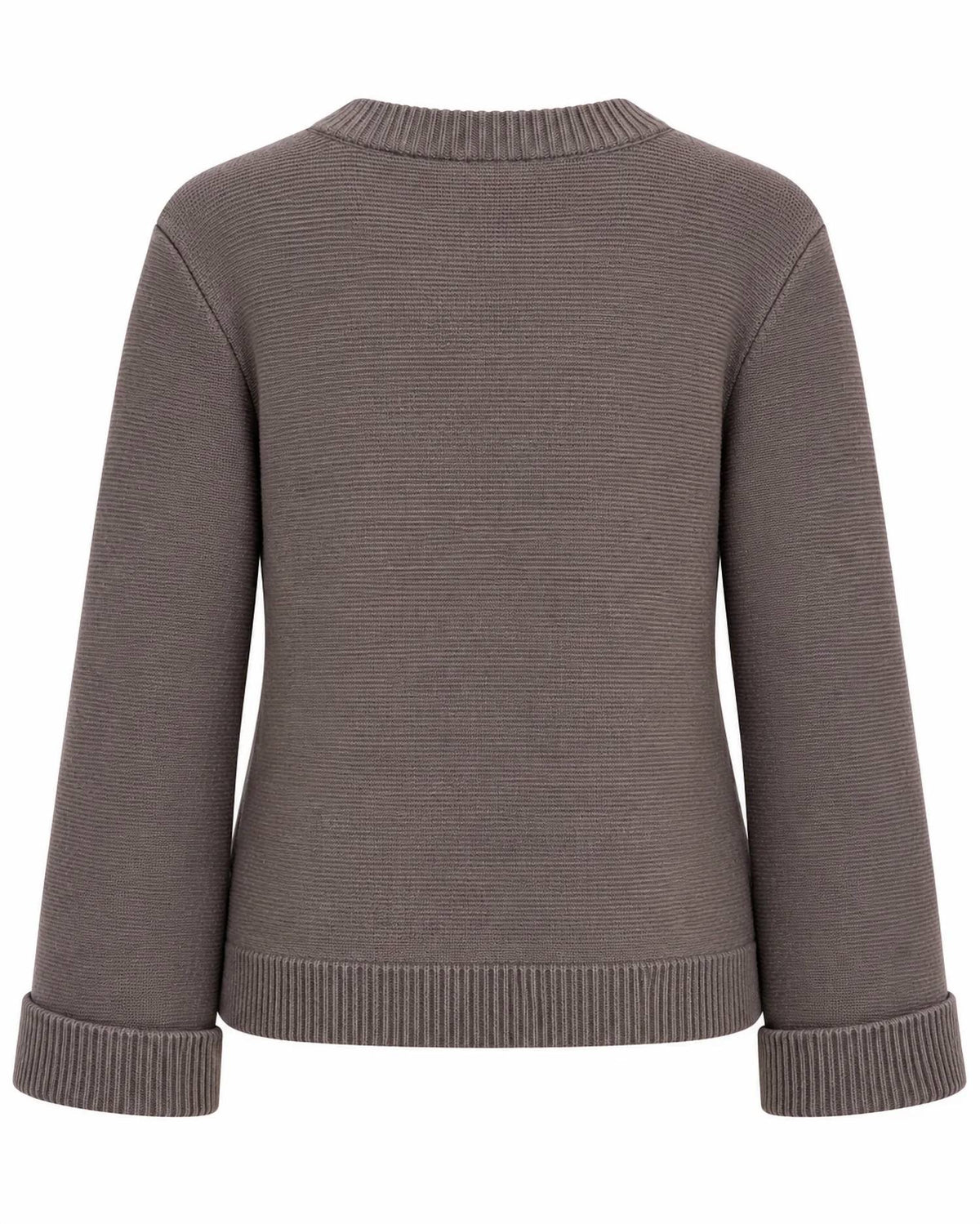 Elan - Crew Neck Sweater Jacket