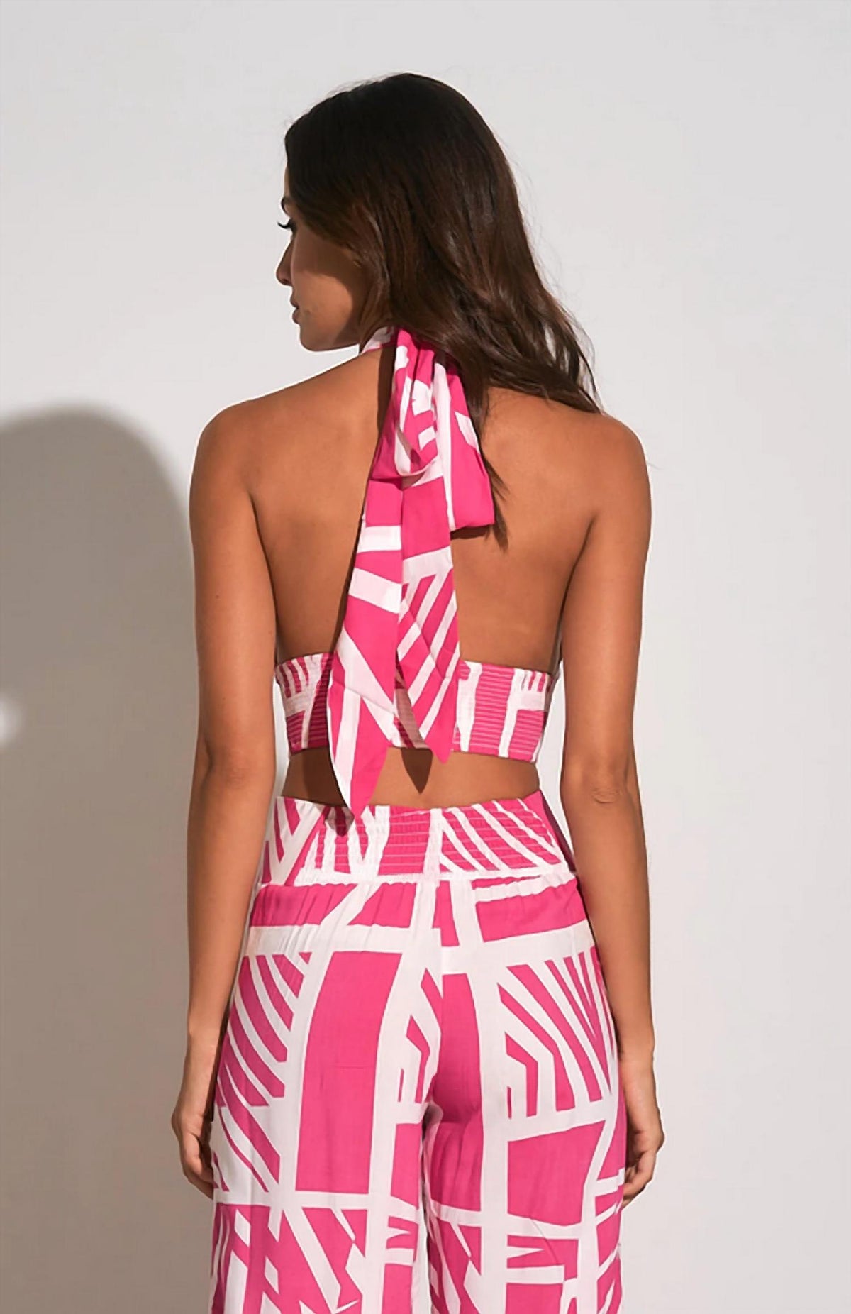 Elan - Criss Cross Halter Top