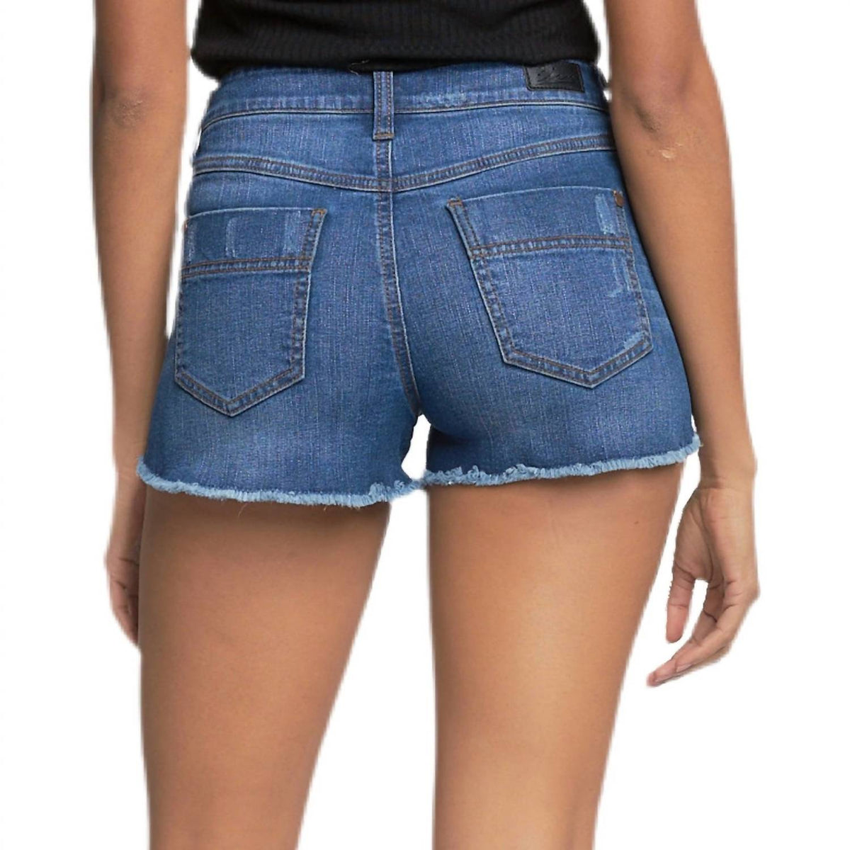 Elan - Distressed Mid Rise Short