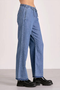 Elan - Drawstring High-Rise Pants