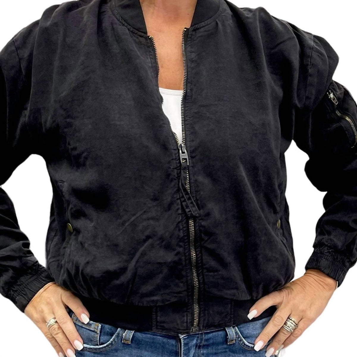 Elan - Full Zip Bomber Jacket