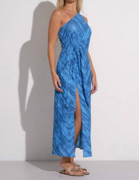 Elan - Havana Priint One Shoulder