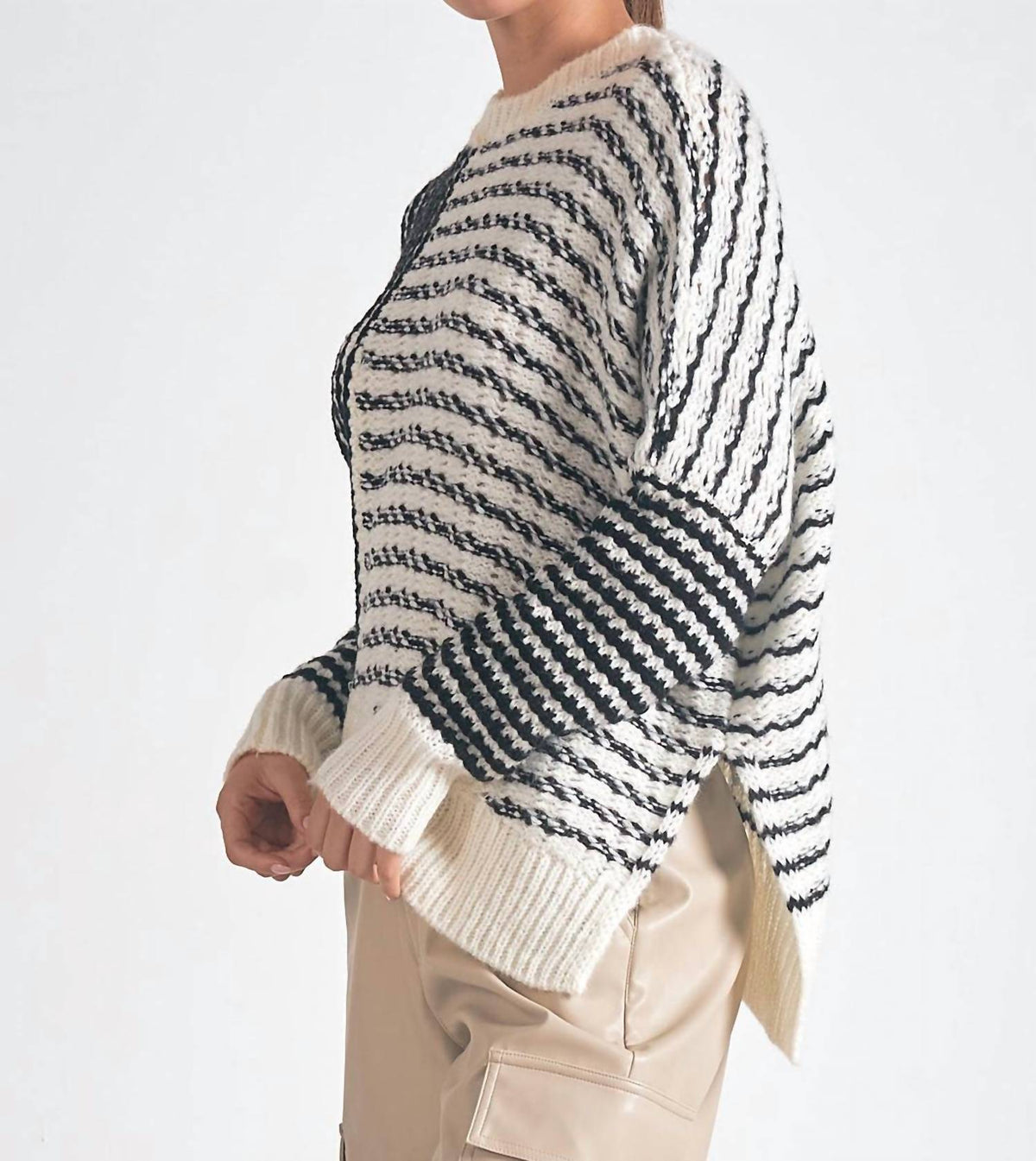 Elan - Mara Asymmetrical Sweater