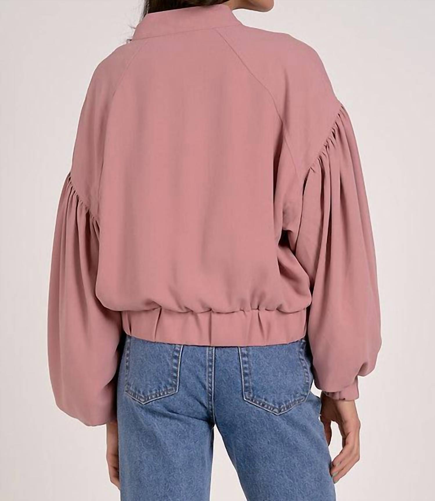 Elan - Mauve Balloon Jacket - bomber - jackets - clothing - jackets