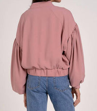 Elan - Mauve Balloon Jacket - bomber - jackets - clothing - jackets