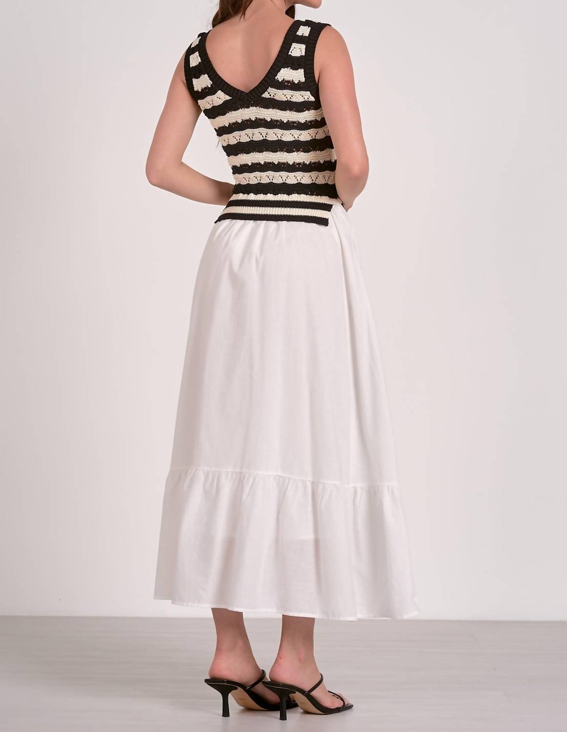 Elan - Midi Sweater Skirt Dress Combo - clothing - cotton - blend - dresses