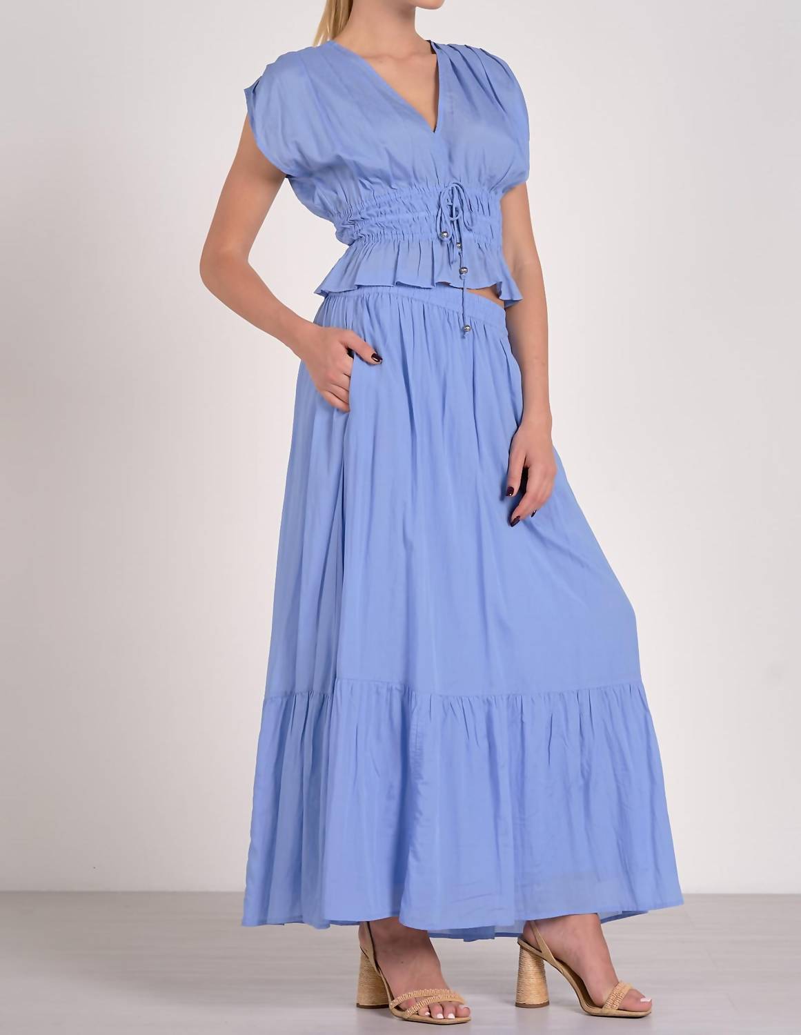 Elan - Midi Tiered Skirt