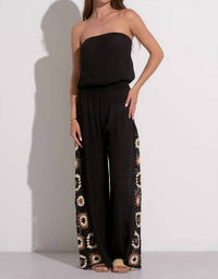 Elan - Panama Wide Leg Jumpsuit